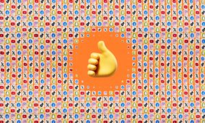 Photo brain processes emojis