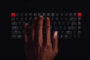 Photo AI, typing rhythm